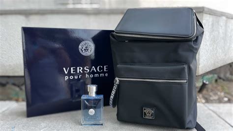 versace men's cologne with backpack macy's